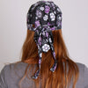 Hot Leathers Sugar Skull Headwrap, DOO RAGS style with vibrant skull and floral design, perfect for motorcycle or casual wear.