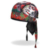 Hot Leathers Sugar Woman Head Wrap from DOO RAGS collection, featuring vibrant colorful patterns and comfortable fabric.