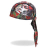 Hot Leathers Sugar Woman Head Wrap from DOO RAGS collection featuring vibrant printed fabric and stylish design.