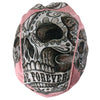 Hot Leathers DOO RAGS HWH1087 Banner Skull Head Wrap with bold skull design on black fabric.