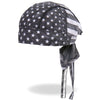 Hot Leathers Gray Flag Headwrap from DOO RAGS collection, featuring a patriotic design and comfortable fabric for headwear.