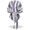 Hot Leathers Gray Flag Headwrap from DOO RAGS collection, featuring a patriotic design and comfortable fit.