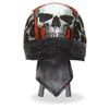 Hot Leathers Jumbo Skull Headwrap from DOO RAGS collection, featuring a bold skull design on soft fabric.