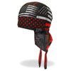 Hot Leathers DOO RAGS Flag Bullets Headwrap with bold patriotic design and vibrant colors, made for motorcycle enthusiasts.