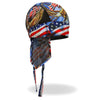 Hot Leathers Hoop Eagle Headwrap from DOO RAGS collection, featuring a detailed eagle design on a fabric headwrap.