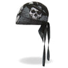 Hot Leathers DOO RAGS Stove Pipe Headwrap with bold flame design, made for motorcycle enthusiasts and head protection.