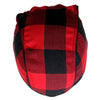 Hot Leathers HWH1108 red buffalo plaid DOO RAGS headwrap with bold checkered pattern and comfortable fit.