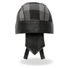 Hot Leathers Gray Buffalo Plaid Headwrap from DOO RAGS collection, featuring classic plaid pattern and comfortable headwear design.