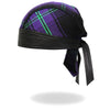 Hot Leathers Voodoo Headwrap from the DOO RAGS collection, featuring a vibrant, detailed design suitable for motorcycle riders.