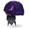 Hot Leathers Hot Leathers HWH1118 Tie-Dye DOO RAGS 2-headwrap with vibrant tie-dye pattern, worn as a stylish head covering.