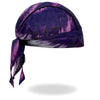 Hot Leathers DOO RAGS tie-dye 2-headwrap with vibrant colors and bold design, made for stylish headwear and motorcycle enthusiasts.