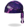 Hot Leathers DOO RAGS tie-dye 2 headwrap featuring vibrant colors and bold design, perfect for casual or motorcycle style wear.