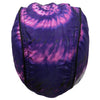 Hot Leathers DOO RAGS tie-dye 2 headwrap with vibrant multicolor pattern, designed for stylish, comfortable headwear.