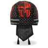 Hot Leathers Warrior Headwrap from DOO RAGS collection with bold warrior graphic, made of soft fabric, designed for style and comfort.