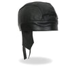 Hot Leathers HWL1010 Black Perforated Leather Head Wrap