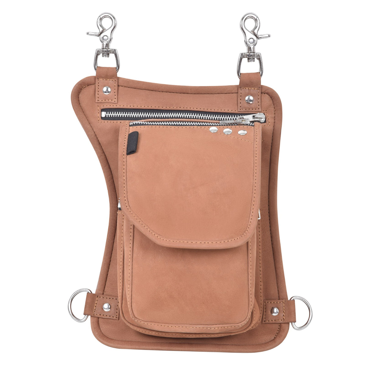HL80191 TAN UNISEX THIGH BAG LARGE