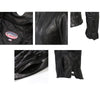 Black Women's Motorcycle Leather Jacket by Hot Leathers, Pristine USA Made Women's JKL5002 jacket with premium leather details.