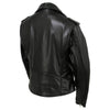 Milwaukee Leather women's black The Flaunt motorcycle style leather jacket, back view showing classic design and premium craftsmanship.