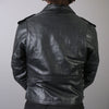 Hot Leathers JKM1002 Classic Menâ€™s Motorcycle Leather Jacket with Zip Out Lining
