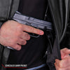 Hot Leathers JKM1021 Men's Black Leather Vented Scooter Jacket with Utility Pockets