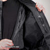 Hot Leathers JKM1021 Men's Black Leather Vented Scooter Jacket with Utility Pockets