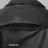 Hot Leathers JKM1022 Mens Motorcycle Leather Jacket with a Deep Utility Pocket