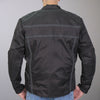 Hot Leathers JKM1023 Menâ€™s Black High Visibility Nylon Jacket with Concealed Carry Pocket