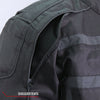 Hot Leathers JKM1023 Men’s Black High Visibility Nylon Jacket with Utility Pocket