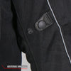 Hot Leathers JKM1024 Men’s Black All Weather Armored Nylon Jacket with Utility Pocket