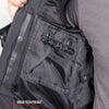 Hot Leathers JKM1024 Men’s Black All Weather Armored Nylon Jacket with Utility Pocket