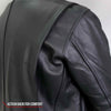 Hot Leathers JKM1027 Men’s Black ‘Utility-Pocket’ Leather Jacket