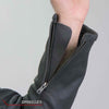 Hot Leathers JKM2002 Men’s Black ‘Reflective Skull' Printed Leather Jacket with Utility Pockets