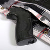 Men's Red and White Armored Flannel Jacket by Hot Leathers, featuring durable armored design and classic flannel style.