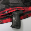 Men's red and black armored flannel jacket by Hot Leathers, featuring a rugged design with protective padding and classic style.