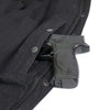 Men's Black Denim Flannel Long Sleeve Shirt with Armor by Hot Leathers, featuring classic style and durable construction.