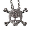 Hot Leathers JWN1002 Skull and Cross Bones Necklace