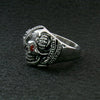 Hot Leathers men's stainless steel eye patch ring, accessory with a bold design, suitable for motorcycle or fashion wear.
