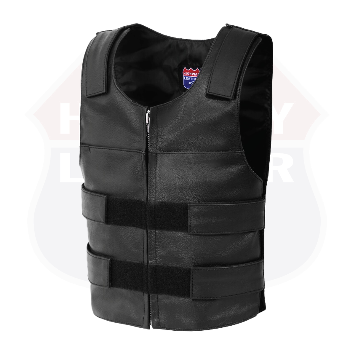 Kids’ Tactical Style Leather Vest | HL17965