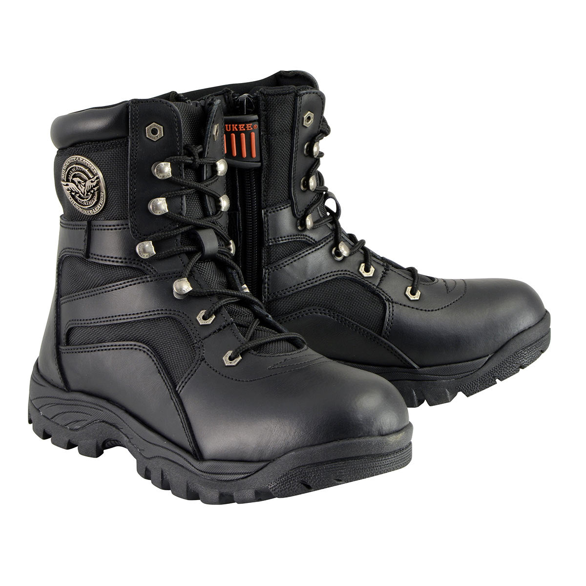 Milwaukee Leather MBM9105 Men's 9-Inch Black Tactical Lace to Toe