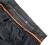 Milwaukee Leather women's black leather police style jacket with side laces, classic design, and tailored fit.