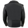 Milwaukee Leather women's black police-style leather jacket with classic design, featuring a tailored fit and detailed stitching.