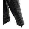 Milwaukee Leather Men's black Pistol Pete motorcycle vented leather jacket with utility pockets, tall sizes, and rugged style.