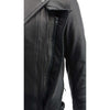Milwaukee Leather Men's Black Pistol Pete motorcycle vented leather jacket with multi-utility pockets, featuring classic design and rugged style.