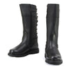 Milwaukee Leather MB255 Dream Girl women's 12-inch black leather motorcycle boots with sturdy soles and stylish design.