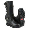 Milwaukee Leather MB255 Dream Girl women's 12-inch black leather motorcycle boots with rugged design and sturdy soles.