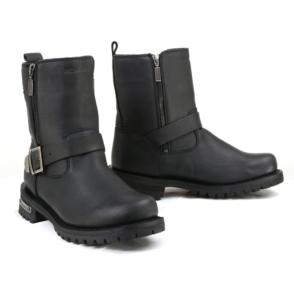 Milwaukee Motorcycle Company Afterburner Boots Black Size 9 MMCC MB407 Men main image 2