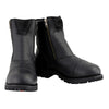 Milwaukee Leather MBL202 Women's Black Leather Double Sided Zipper Motorcycle Riding Boots