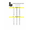 Milwaukee Leather Women's Black Leather 11-Inch Classic Harness Square Toe Motorcycle Boots, front view showing detailed straps and stitching.