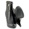 Milwaukee Performance MBL9440 Women's Black Spiked Boots with Side Zippers
