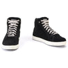 Milwaukee Leather men's black suede street riding boots with reinforced ankle support and sturdy sole for motorcycle riding.